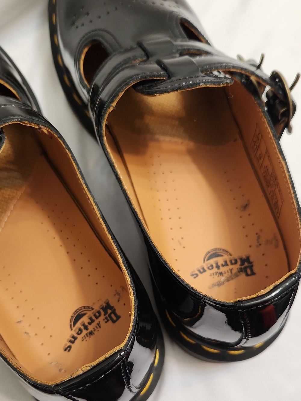 Dr. Martens 8065 Patent Leather Mary Jane Shoes - Black - Picture 8 of 11